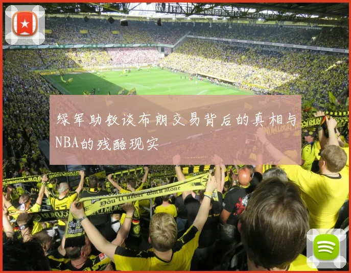 绿军助教谈布朗交易背后的真相与NBA的残酷现实